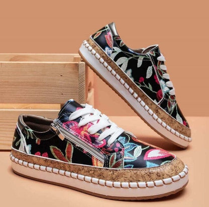 Amelie | Baskets à motifs floraux pour femmes