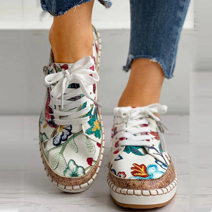 Amelie | Baskets à motifs floraux pour femmes