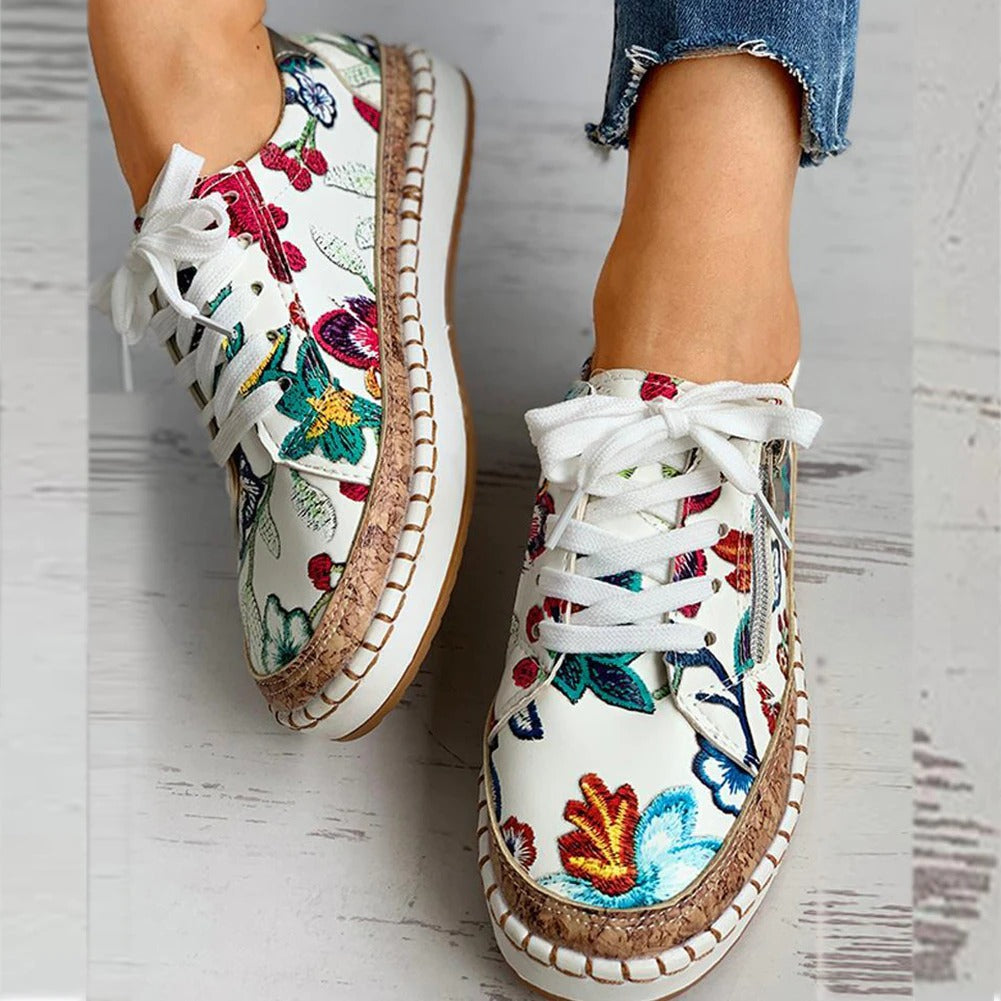 Amelie | Baskets à motifs floraux pour femmes