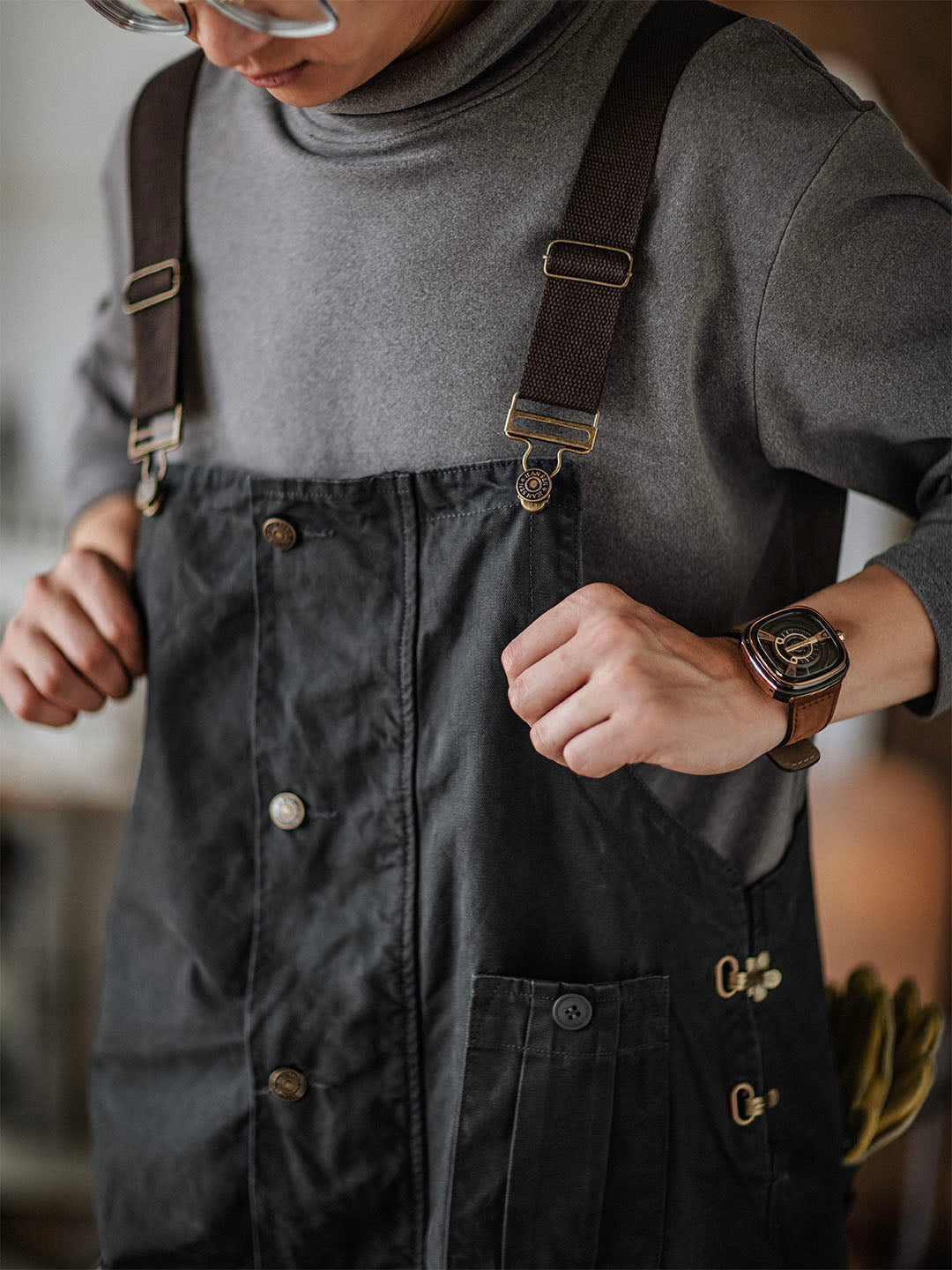 Anton | Pantalon avec poches à rabat pour hommes