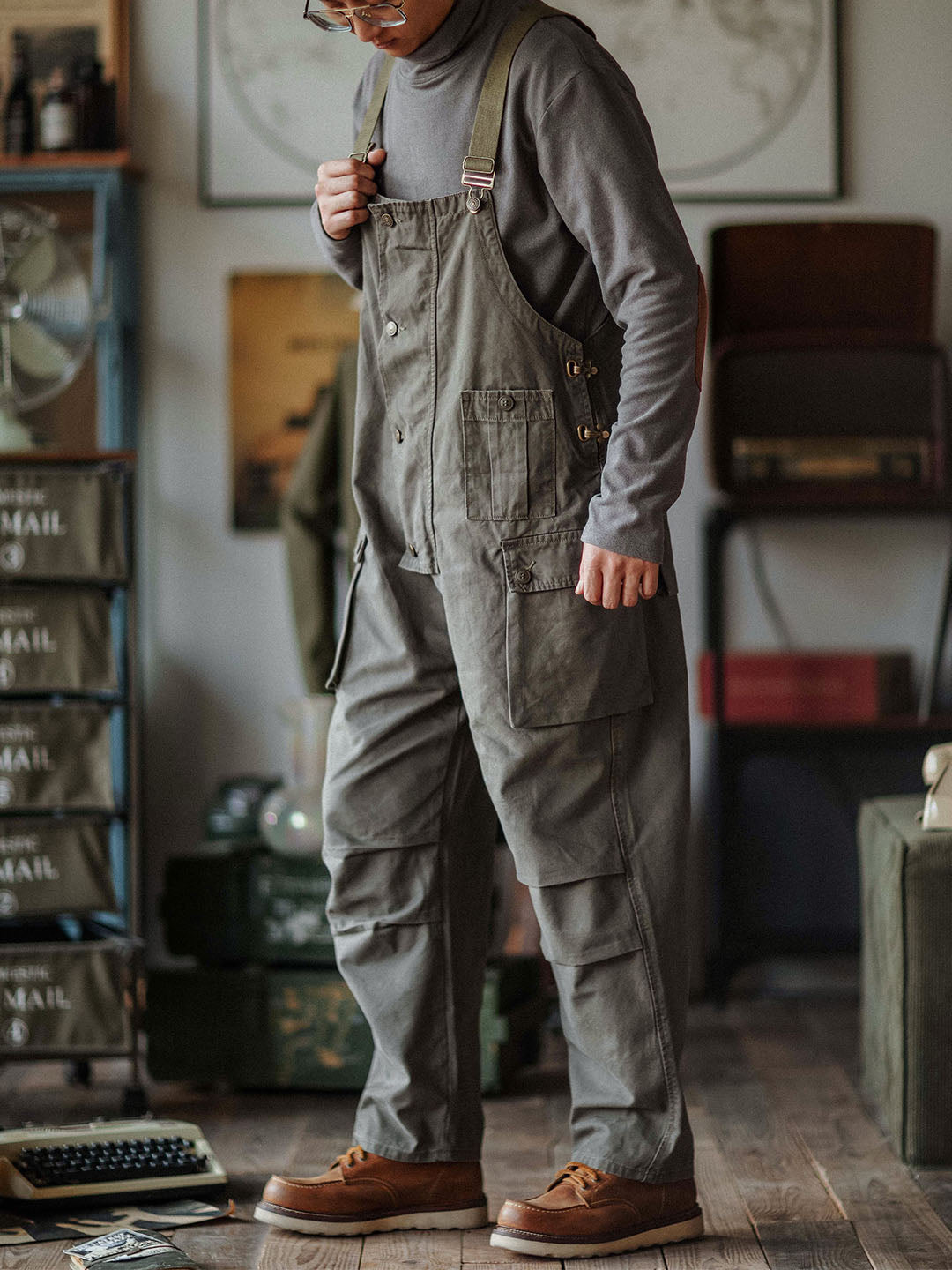 Anton | Pantalon avec poches à rabat pour hommes
