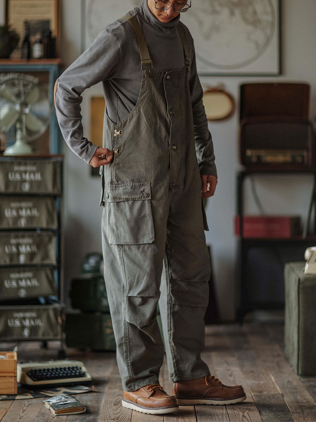 Anton | Pantalon avec poches à rabat pour hommes