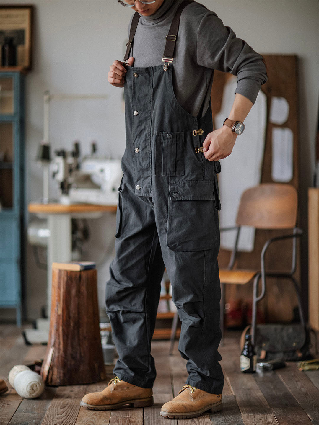 Anton | Pantalon avec poches à rabat pour hommes