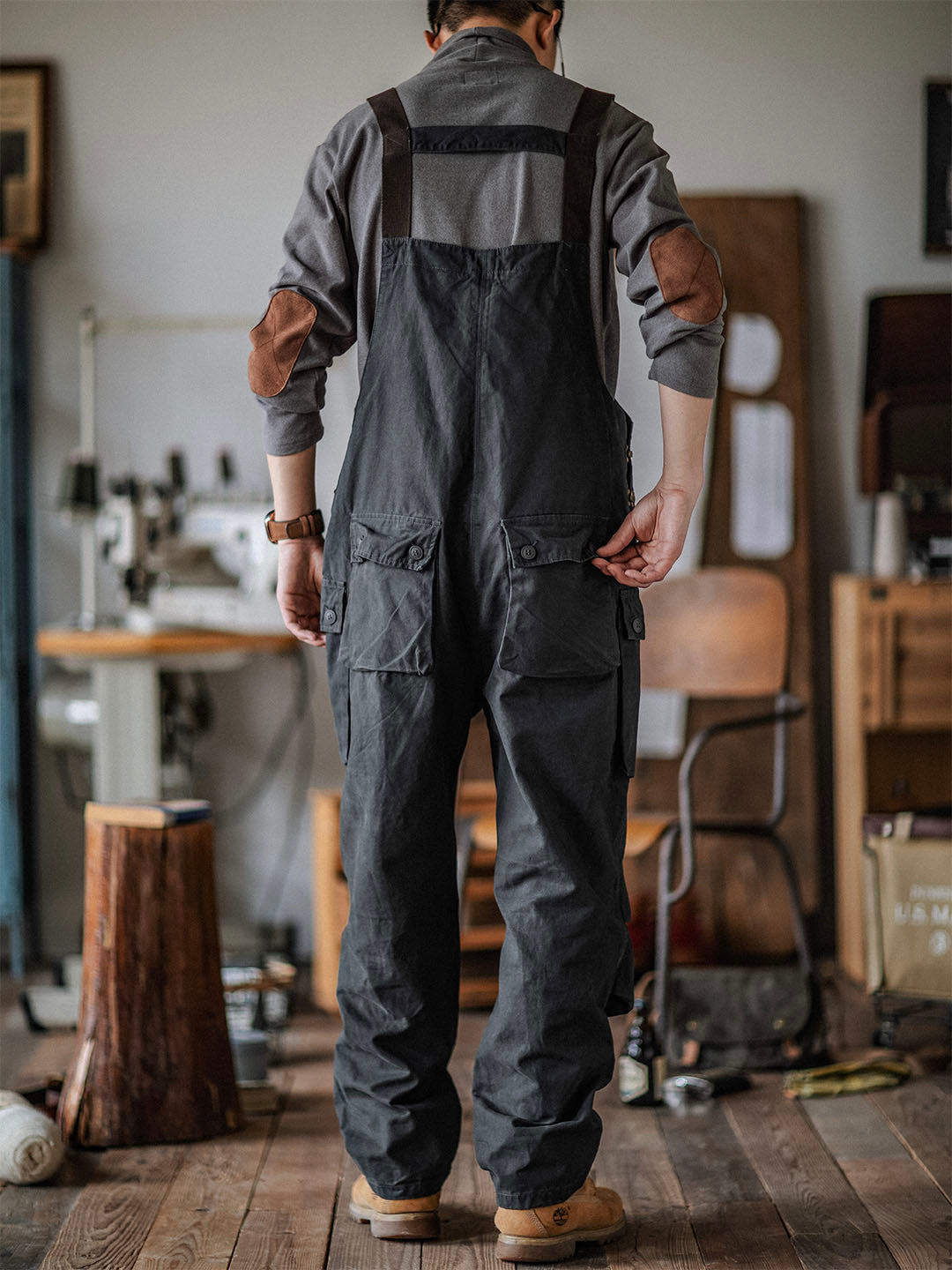Anton | Pantalon avec poches à rabat pour hommes