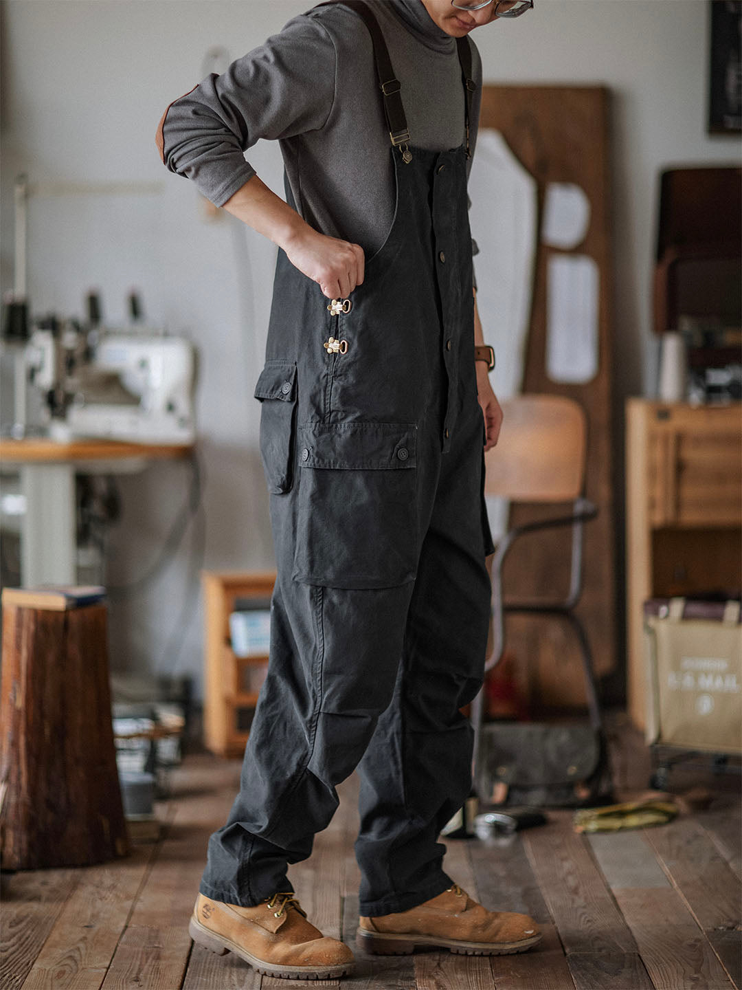Anton | Pantalon avec poches à rabat pour hommes