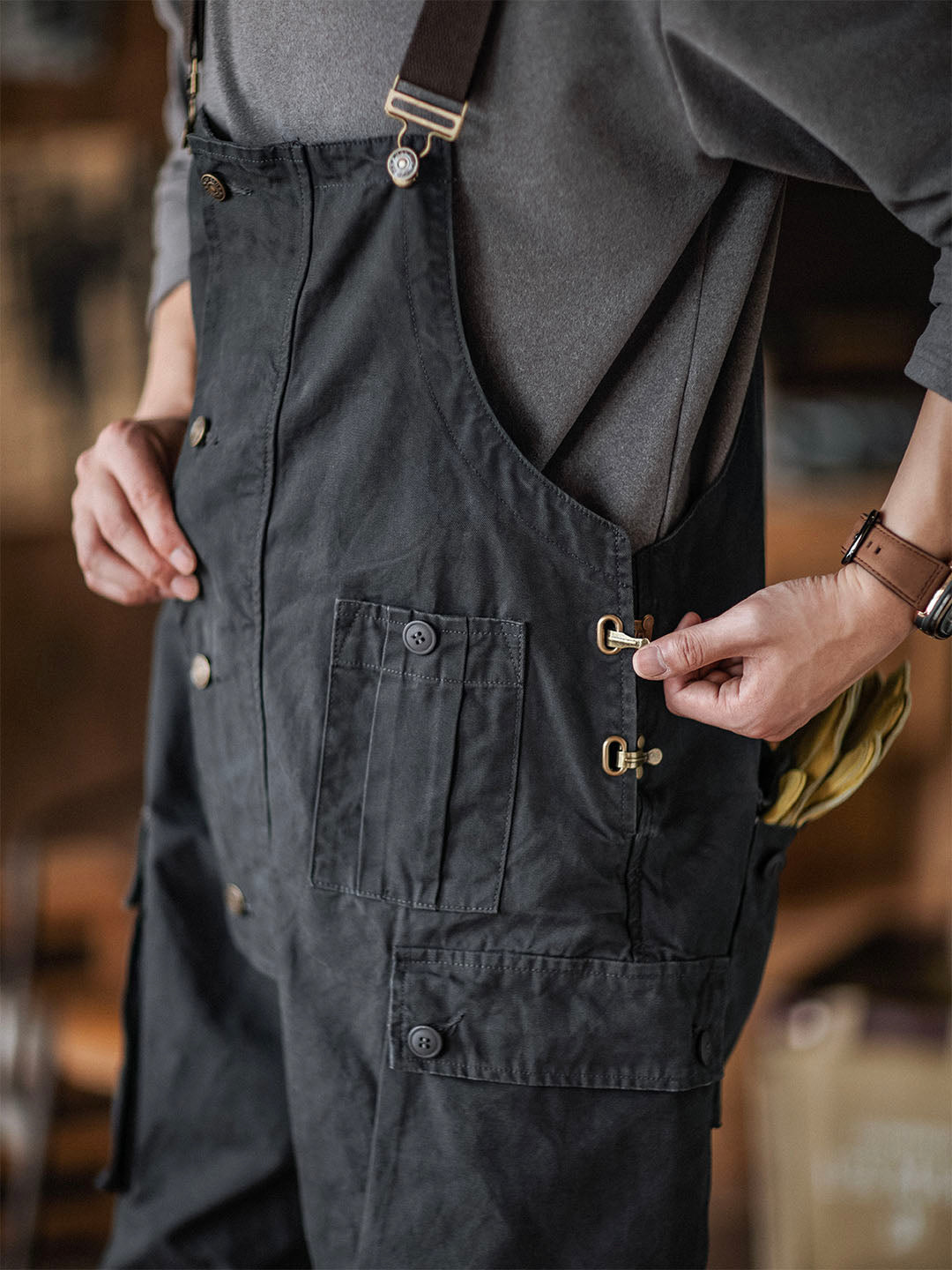Anton | Pantalon avec poches à rabat pour hommes