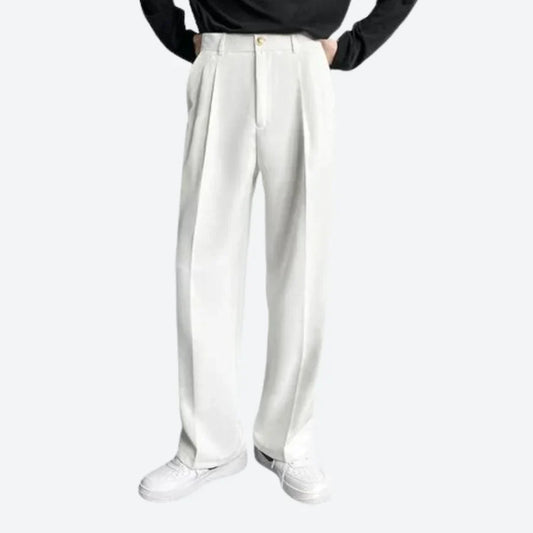 Mattias | Pantalon à plis Neat pour homme