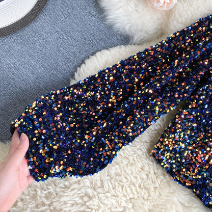 Solei | Top élégant avec paillettes