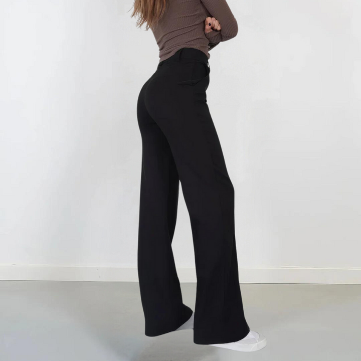 Eliana | Pantalon tendance à jambes larges – mode