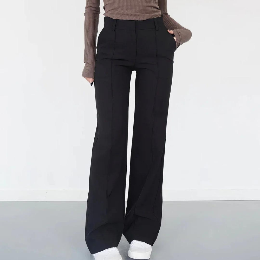 Eliana | Pantalon tendance à jambes larges – mode