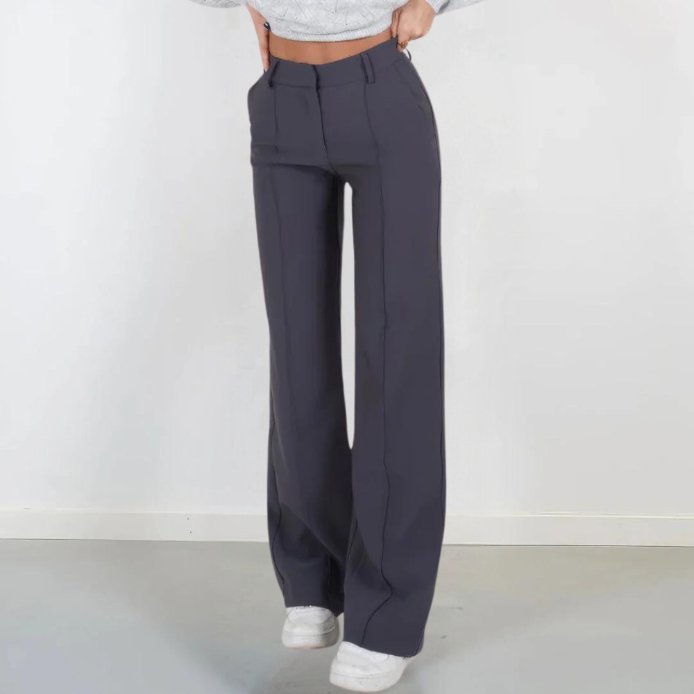 Eliana | Pantalon tendance à jambes larges – mode