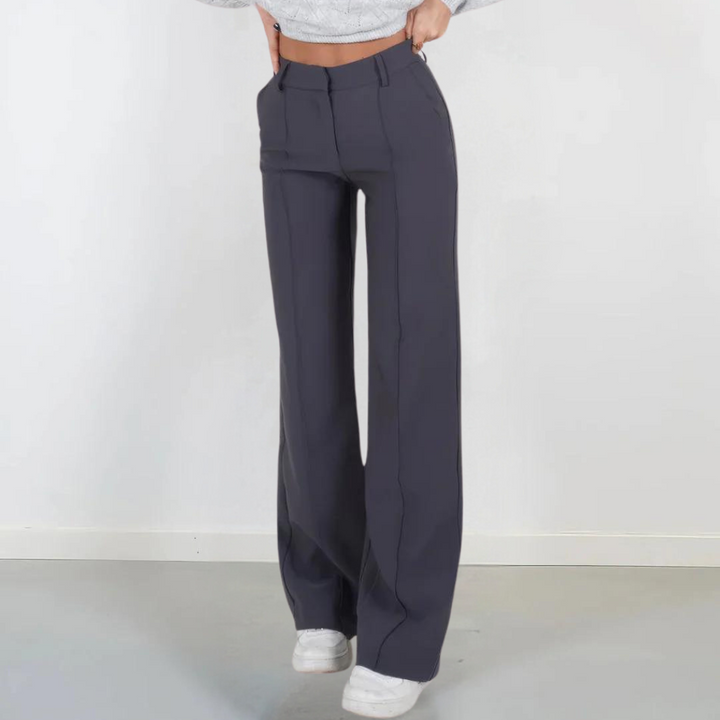 Eliana | Pantalon tendance à jambes larges – mode