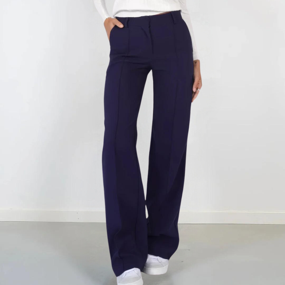 Eliana | Pantalon tendance à jambes larges – mode