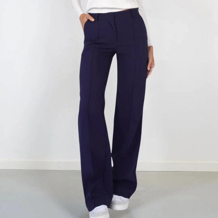 Eliana | Pantalon tendance à jambes larges – mode