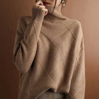 Manon | Pull Doux à Col Roulé pour Femmes