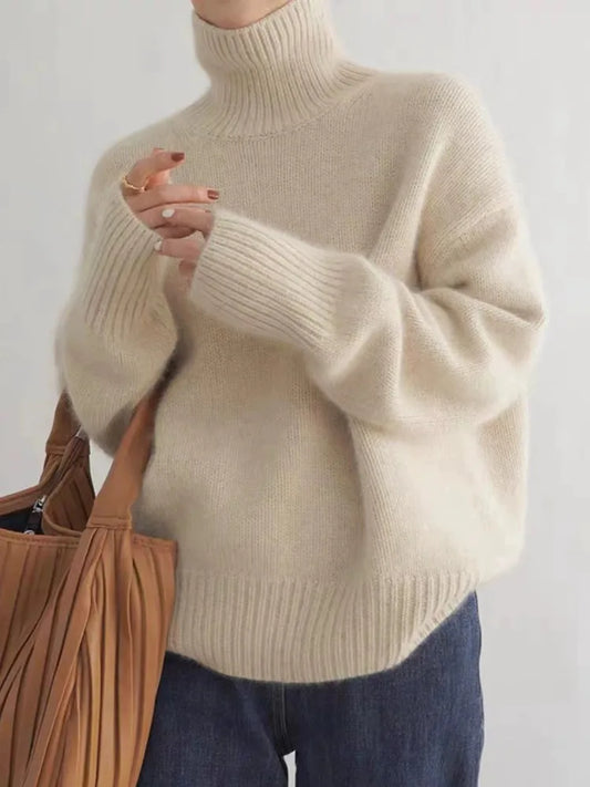 Claire | Pull Col Roulé Élégant pour Femmes