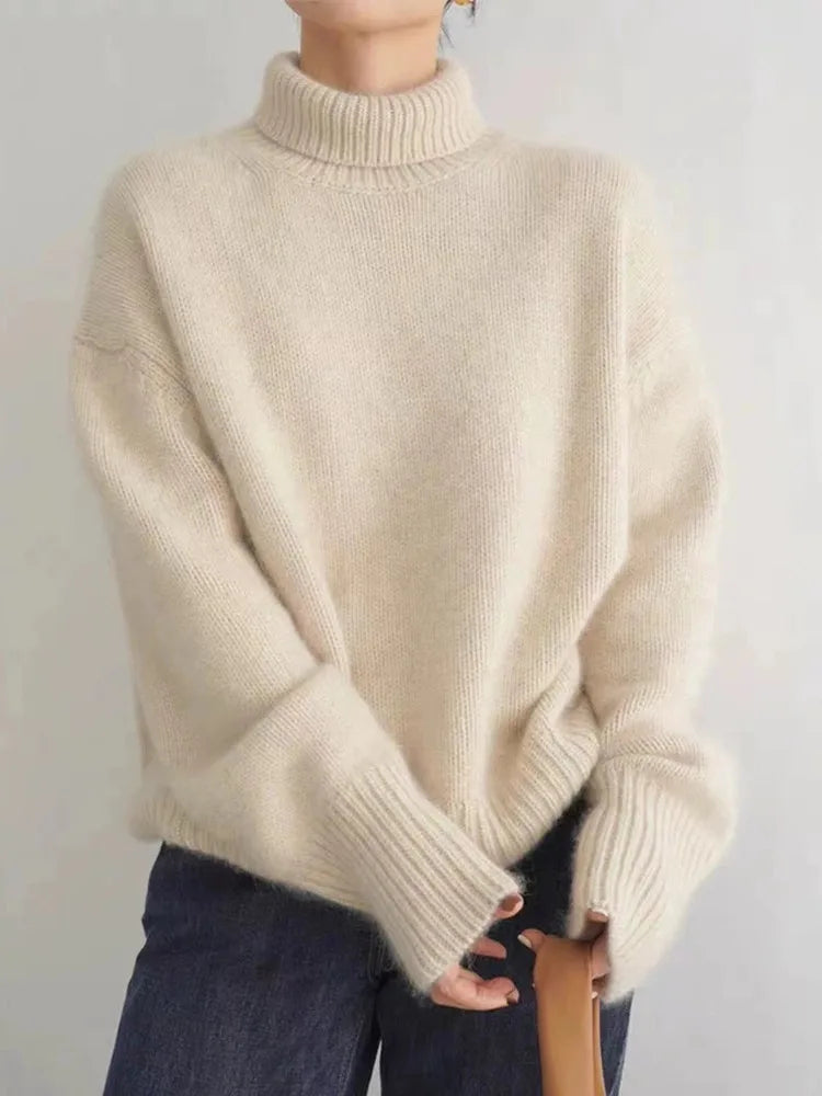 Claire | Pull Col Roulé Élégant pour Femmes