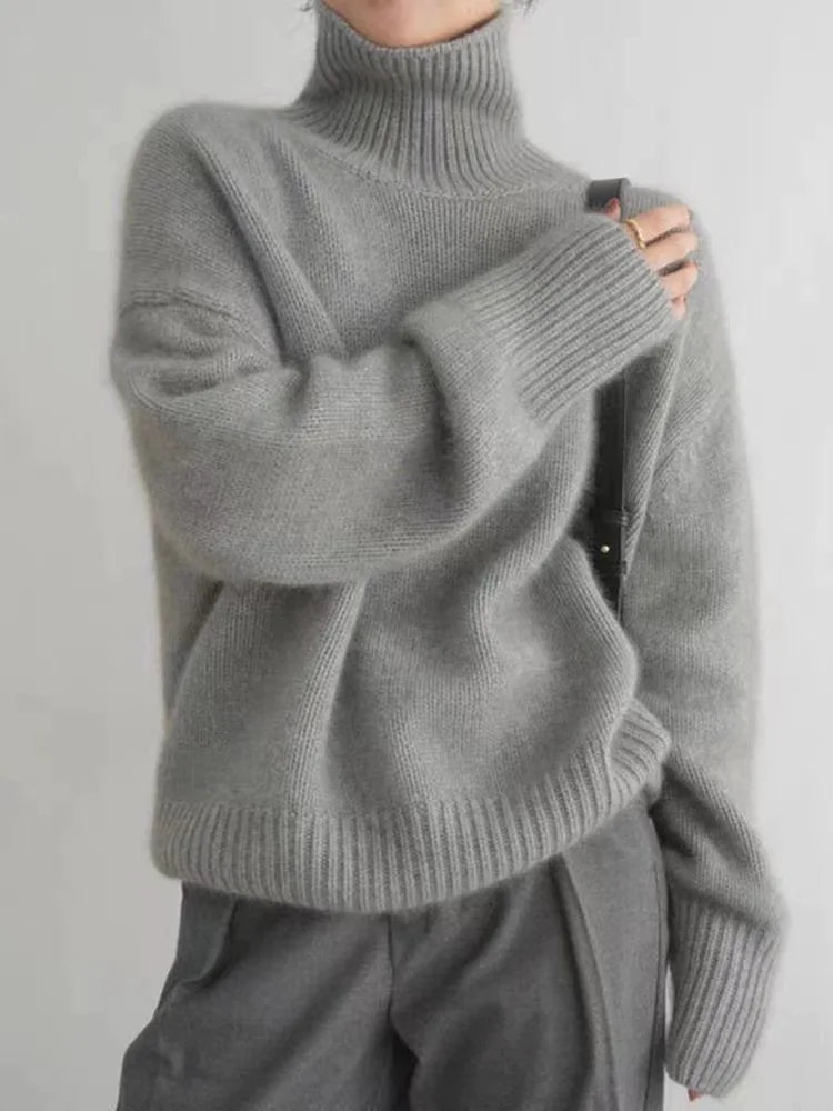 Claire | Pull Col Roulé Élégant pour Femmes