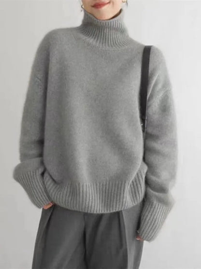 Claire | Pull Col Roulé Élégant pour Femmes