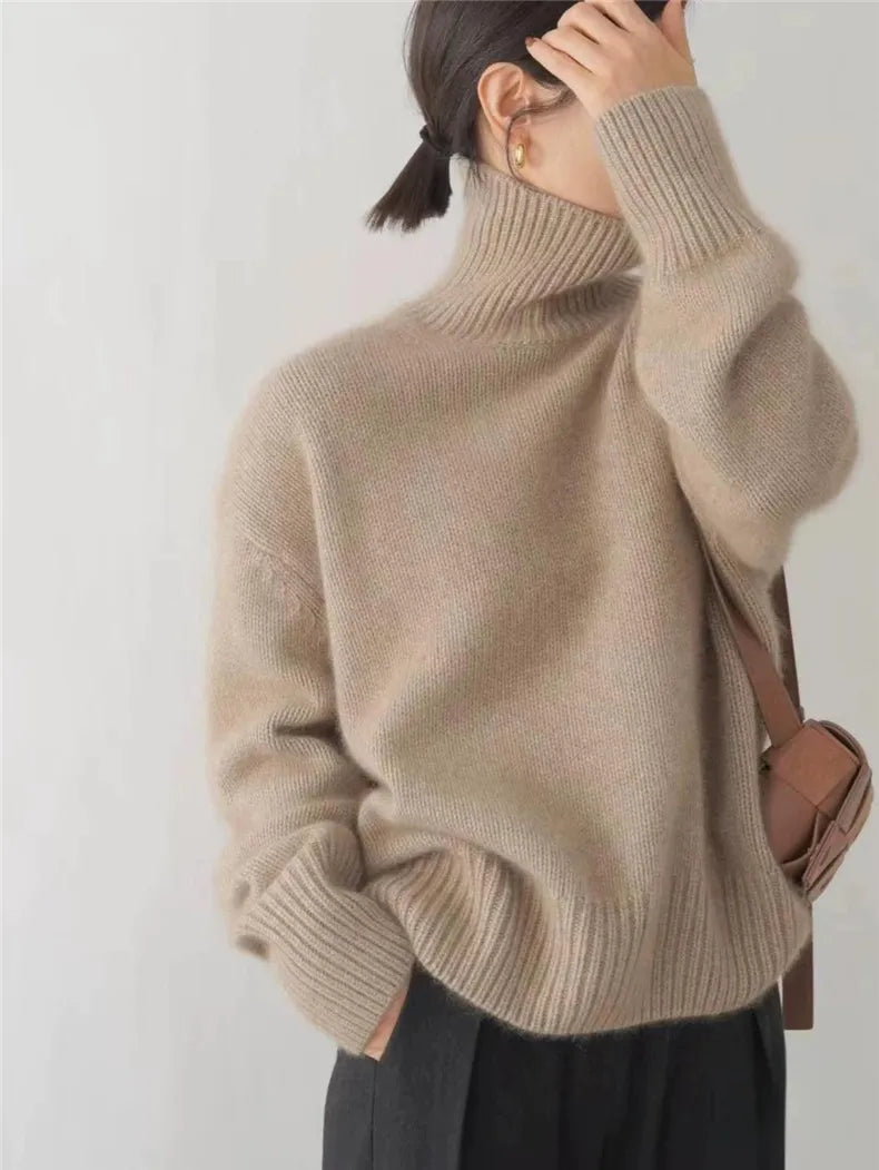 Claire | Pull Col Roulé Élégant pour Femmes