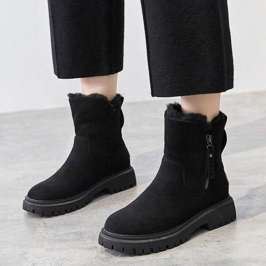 Elize | Bottes sophistiquées avec doublure et fermeture éclair latérale pour femmes