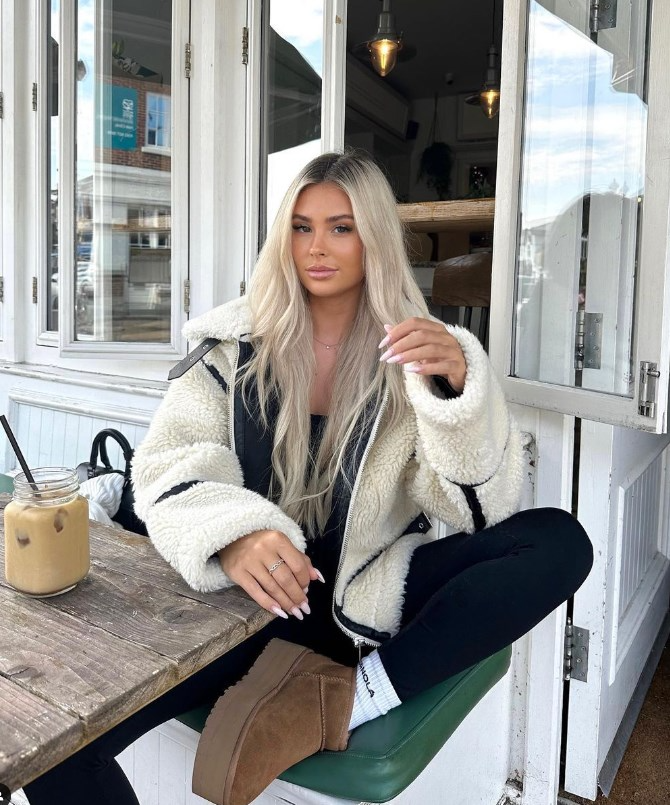 Emmanuelle | Veste en tissu Teddy