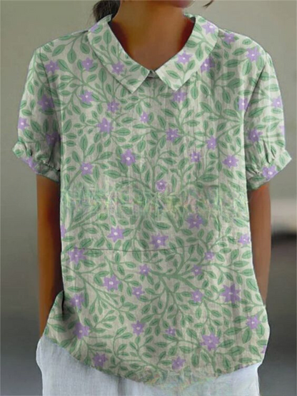 Diane | Blouse élégante à motif floral pour femmes