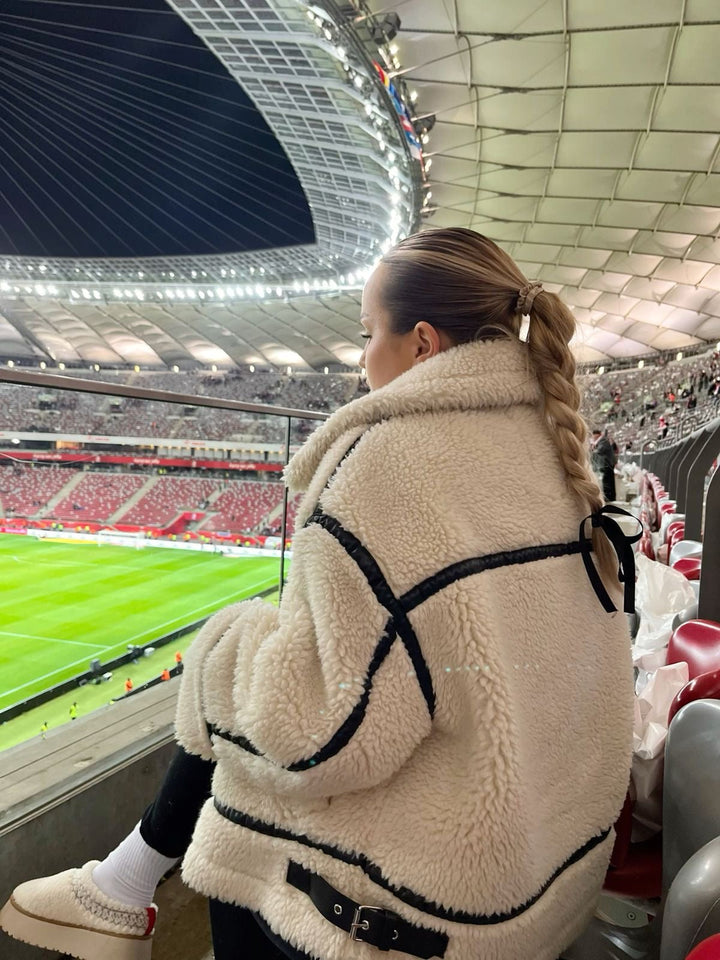 Emmanuelle | Veste en tissu Teddy