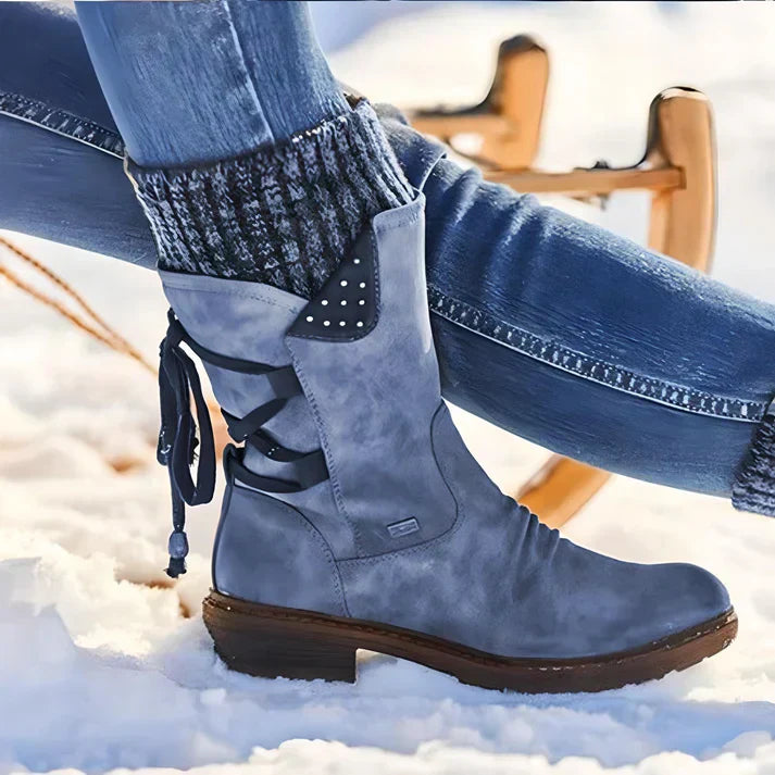 Julie | Bottes en simili-cuir pour femmes