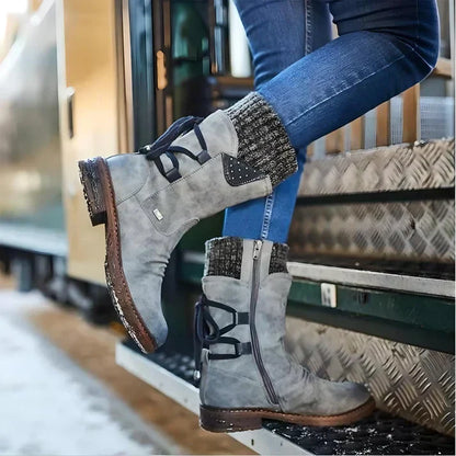 Julie | Bottes en simili-cuir pour femmes