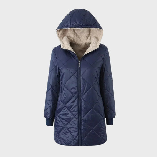 Noelle | Manteau long en duvet avec doublure pour femmes