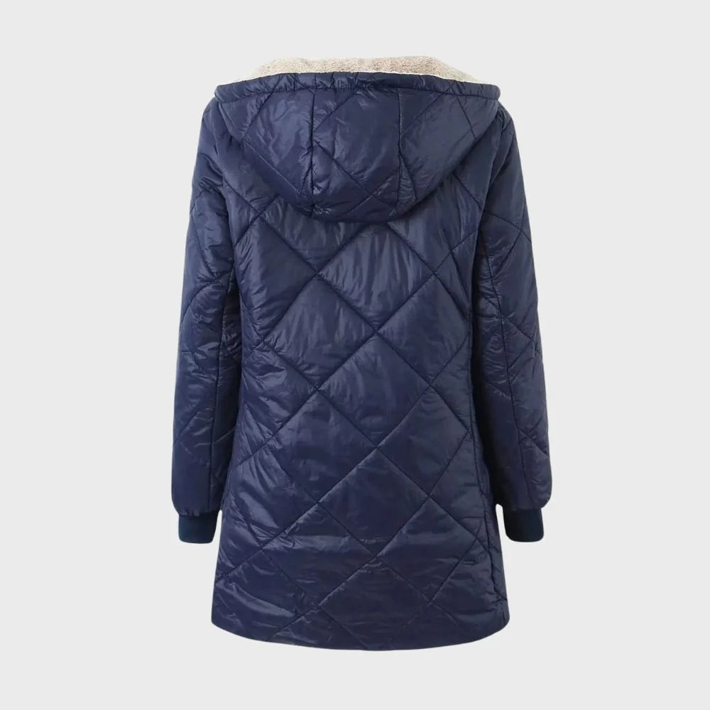 Noelle | Manteau long en duvet avec doublure pour femmes