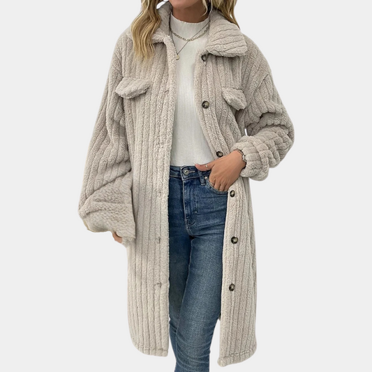 Marie | Manteau veste Avec motif à rayures pour femmes