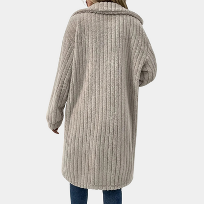 Marie | Manteau veste Avec motif à rayures pour femmes