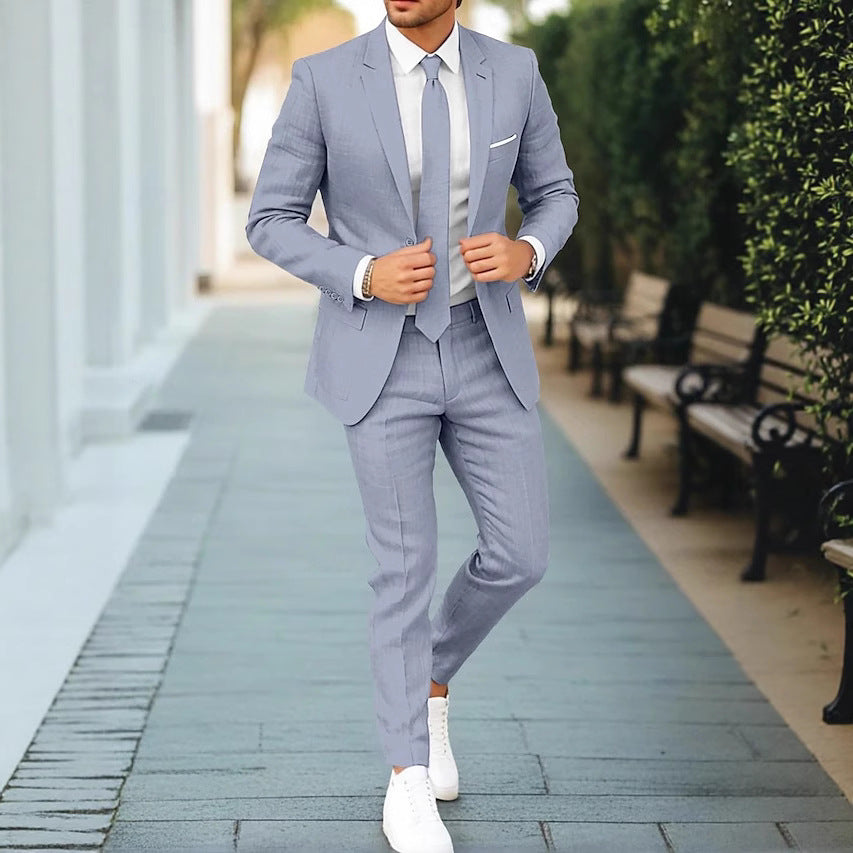 Maël | Costume en lin pour homme
