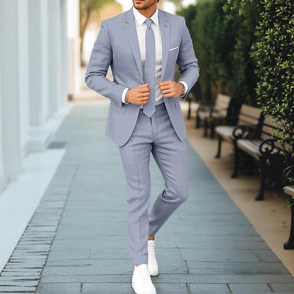 Maël | Costume en lin pour homme