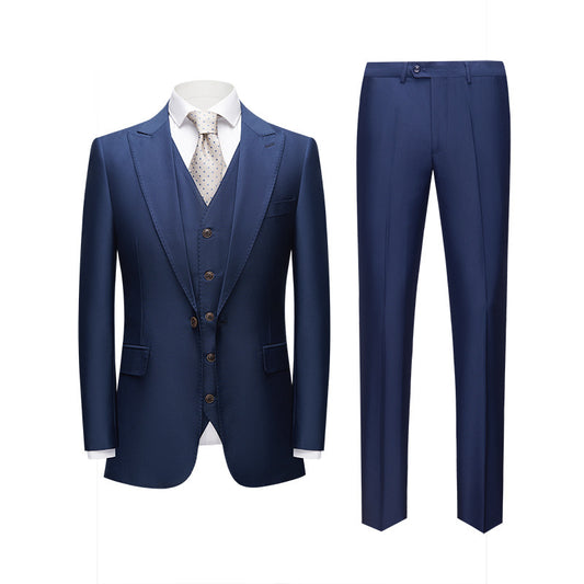 Adrien | Costume 3 pièces bleu foncé pour hommes