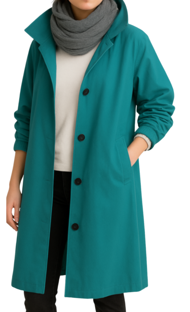 Sanne | Trench-coat Femme Éégant et Pratique – mode