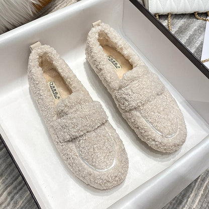 Elize | Mocassins en peluche pour femmes