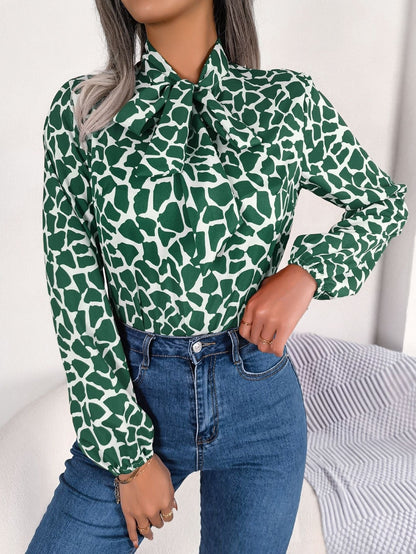 Céline | Blouse élégante avec nœud