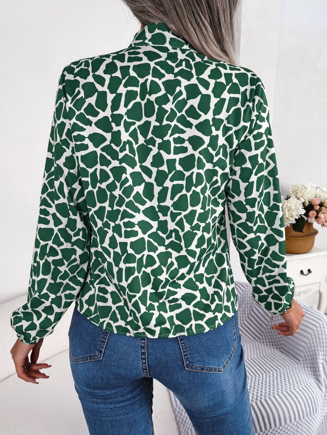 Céline | Blouse élégante avec nœud