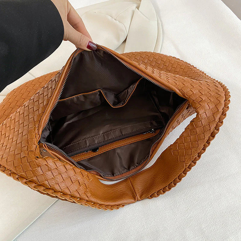 Nina | Sac à bandoulière avec motif tissé pour femmes