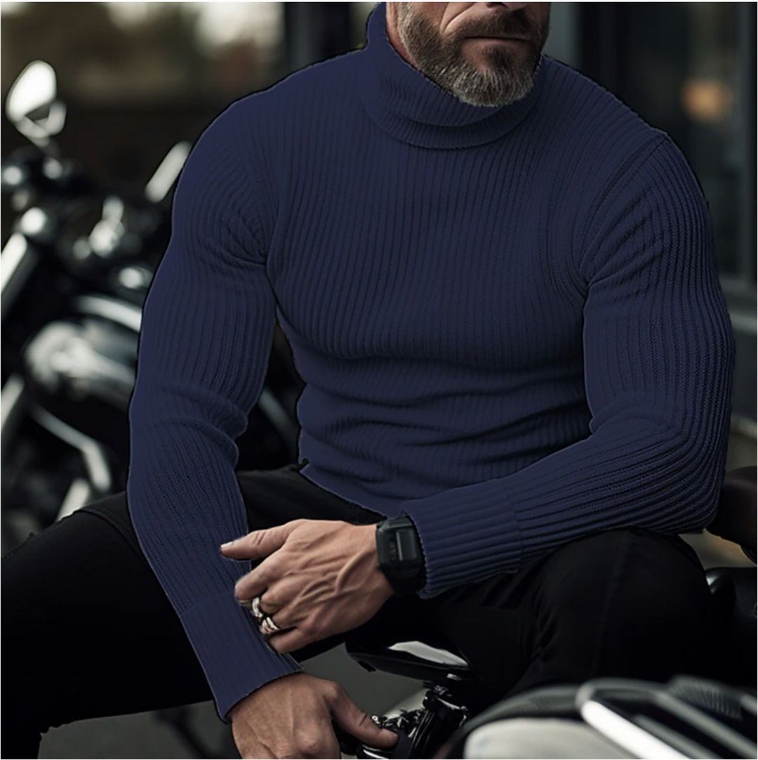 Lance | Pull à col montant pour hommes