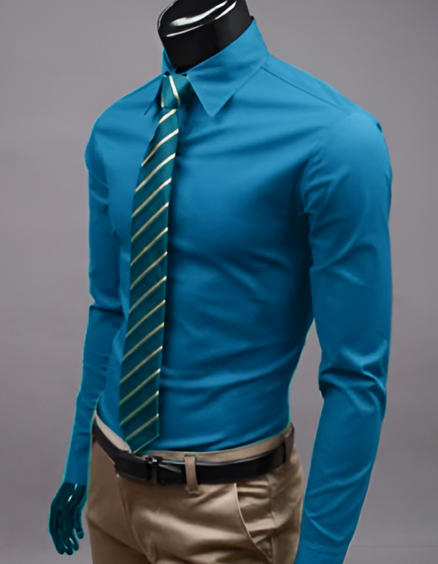 Lucas | Chemise formelle ajustée pour hommes – mode