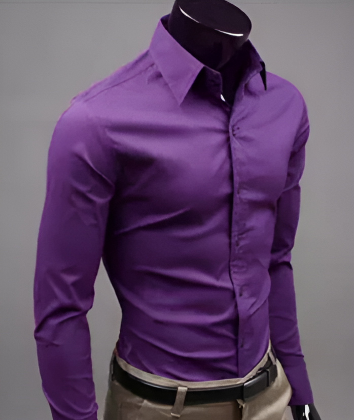 Lucas | Chemise formelle ajustée pour hommes – mode