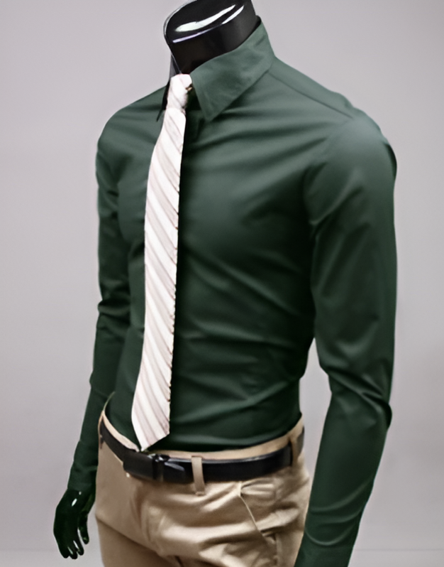 Lucas | Chemise formelle ajustée pour hommes – mode