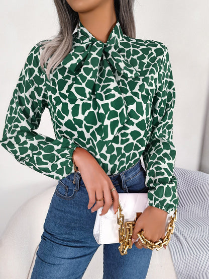 Céline | Blouse élégante avec nœud