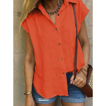 Juliette | Chemise sans manches en lin