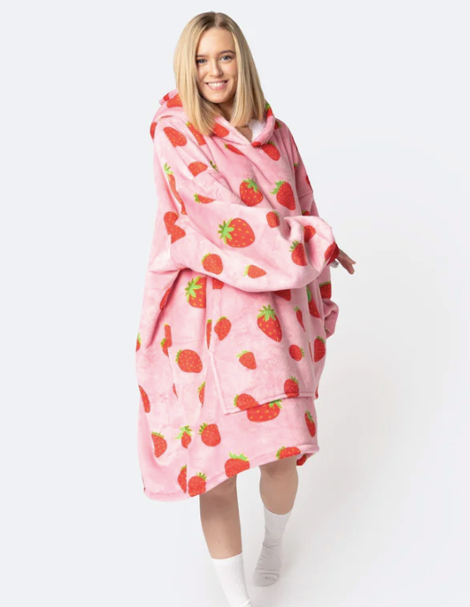 Sylvain | Couverture polaire à capuche