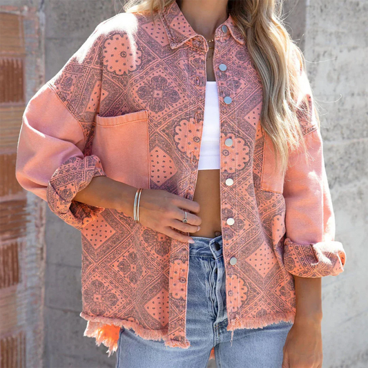 Merle | Veste décontractée à motifs pour femmes